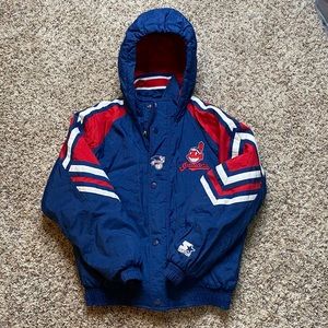 VTG Cleveland Indians Chief Wahoo Starter Jacket